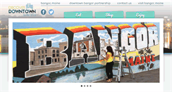 Desktop Screenshot of downtownbangor.com